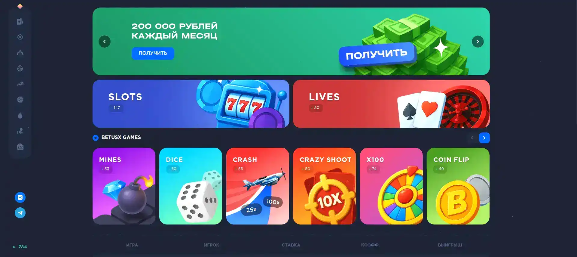 Кактус казино зеркало — вход на официальный сайт